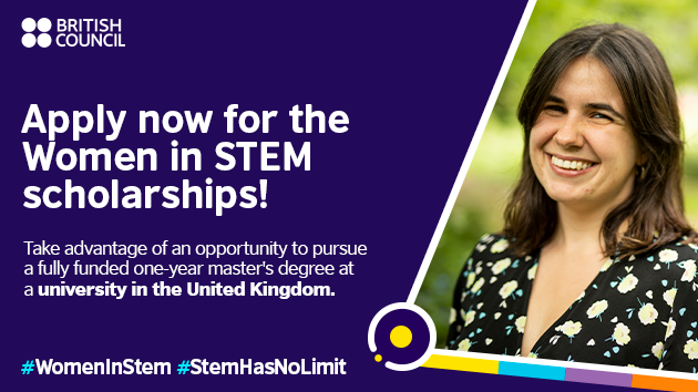 Fully Funded British Council Scholarship for Women in STEM 2024