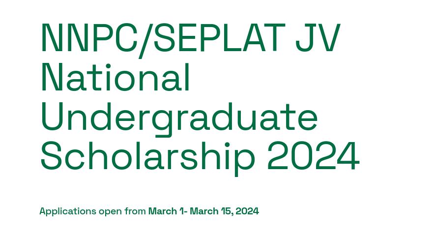 NNPC/SEPLAT Joint National Undergraduate Scholarship Program 2024
